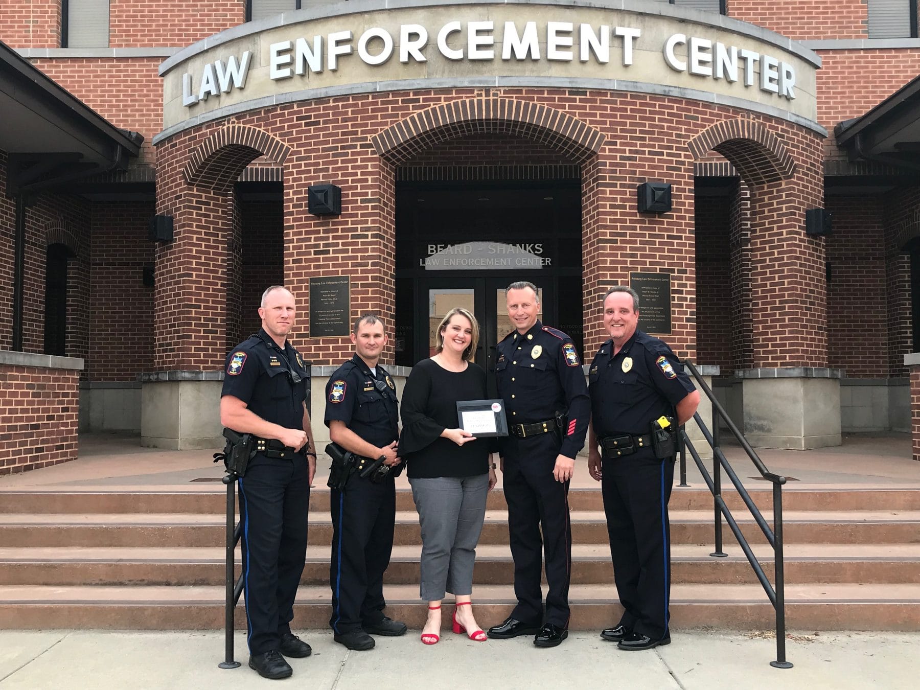 Pittsburg Police Department honored with AAA Safety Award