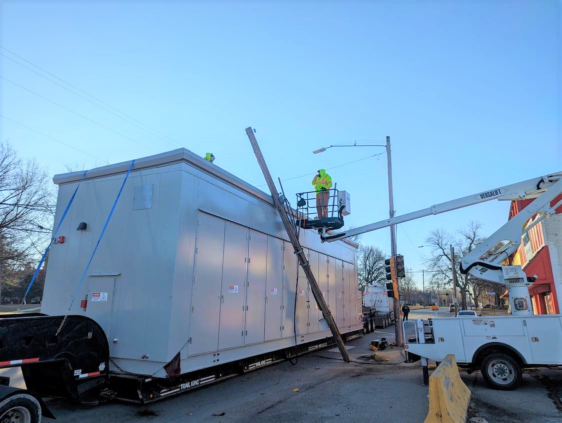 Signal damaged at East Cleveland & South Broadway