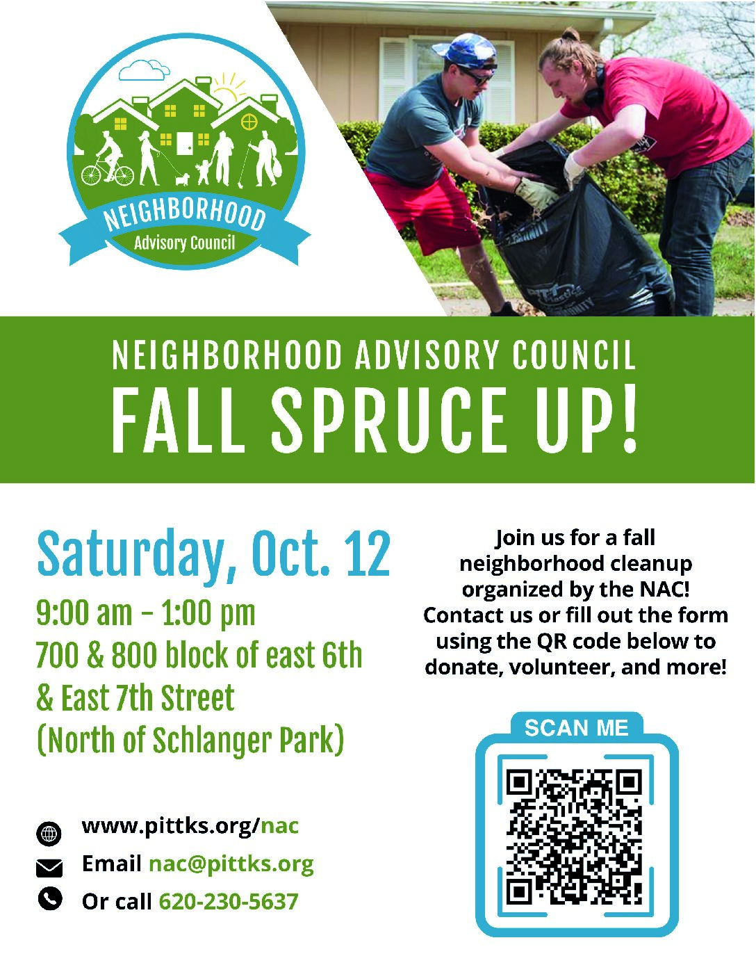 Fall Spruce Up Pittsburg Event Set for October 12th