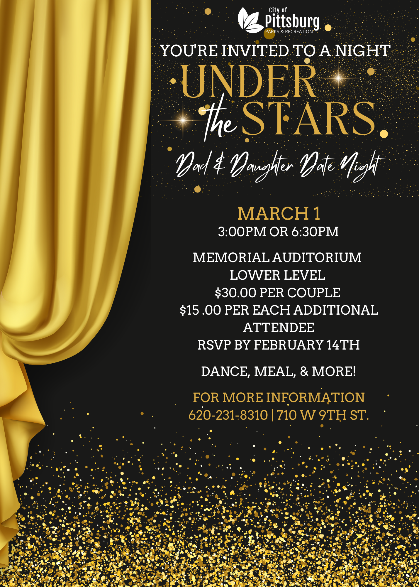 Under the Stars - 2025 Dad & Daughter Date Night - March 1st, 2025