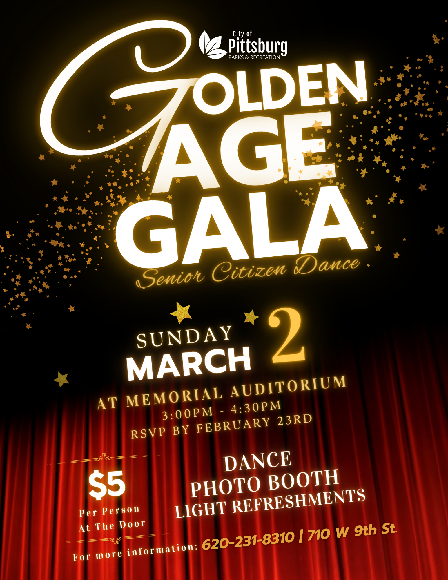 PPRD's Golden Age Gala - March 2nd